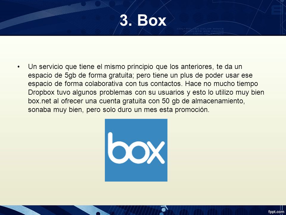 3. Box