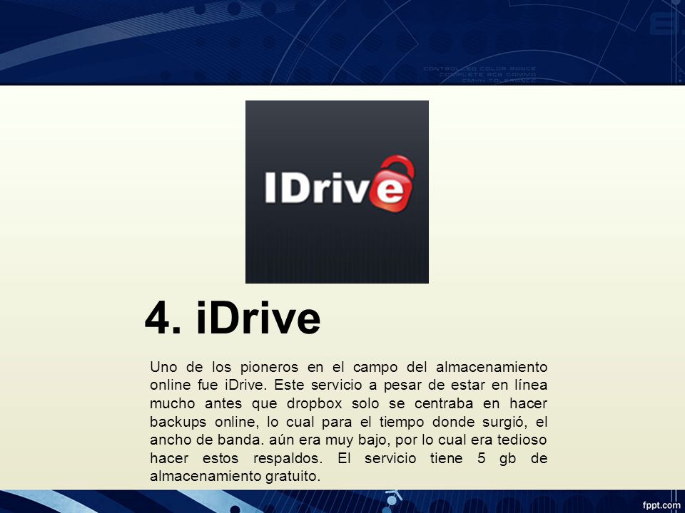 4. iDrive