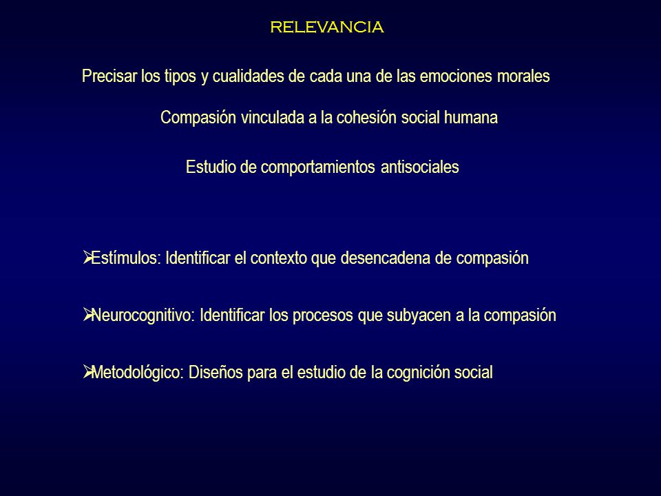 Precisar los tipos y cualidades de cada una de las emociones morales