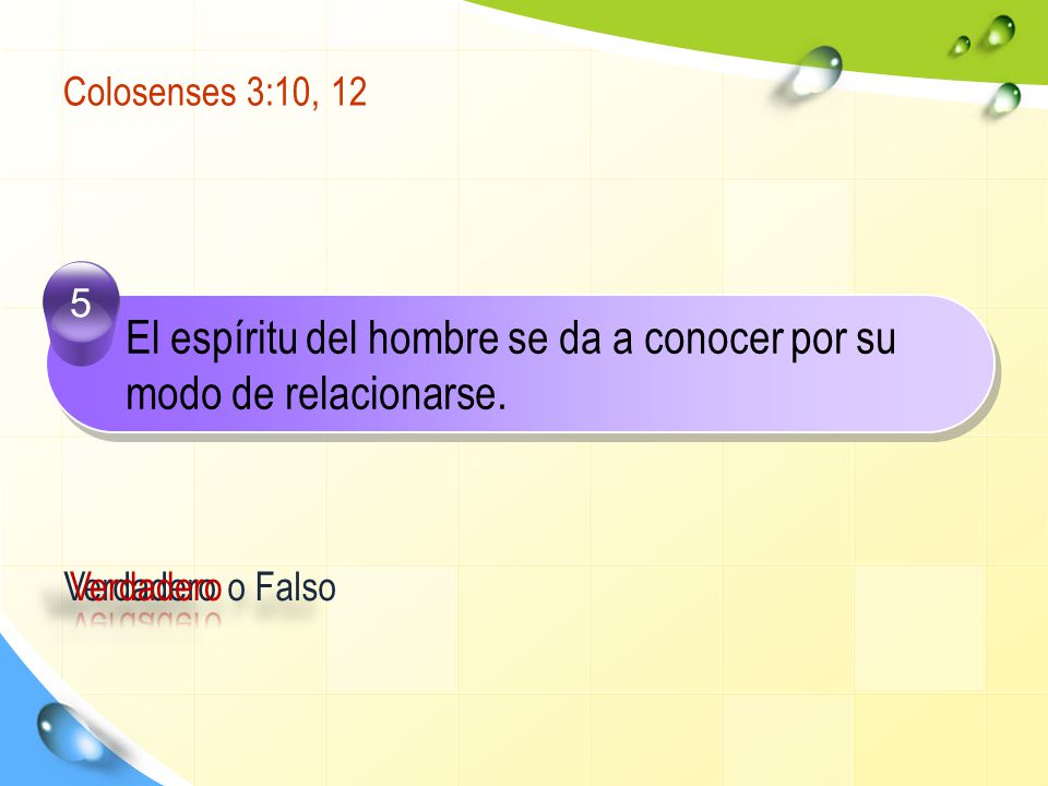 El espíritu del hombre se da a conocer por su modo de relacionarse.