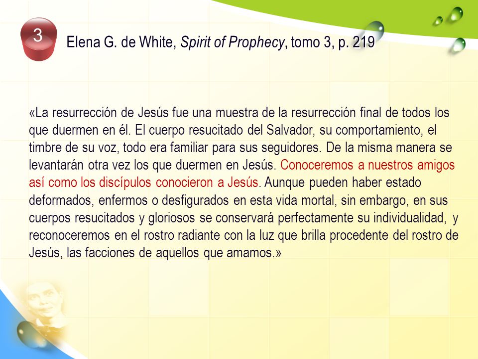 Elena G. de White, Spirit of Prophecy, tomo 3, p. 219