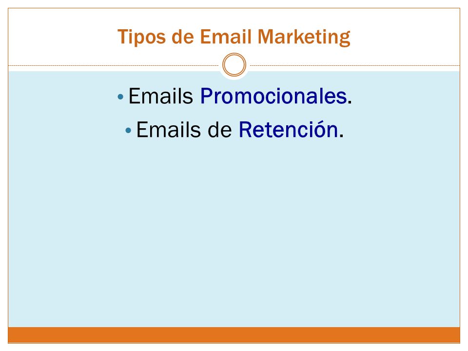 Tipos de  Marketing