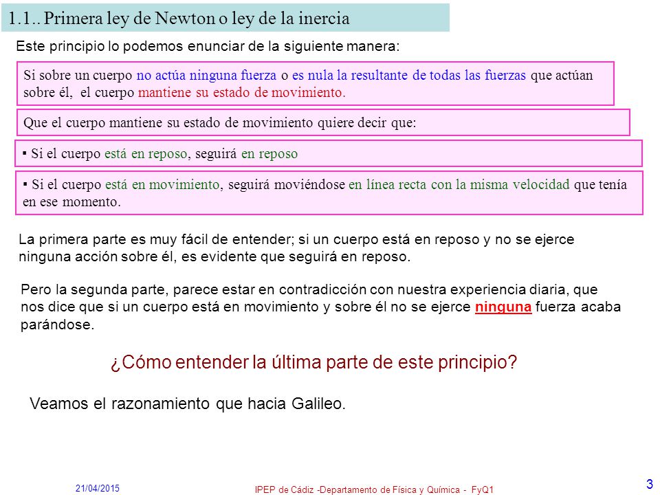 IPEP de Cádiz -Departamento de Física y Química - FyQ1