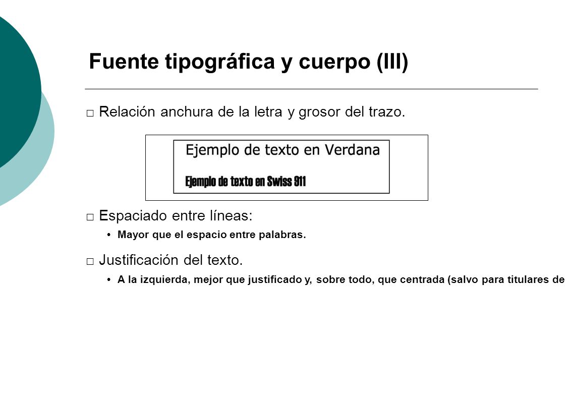 Fuente tipográfica y cuerpo (III)