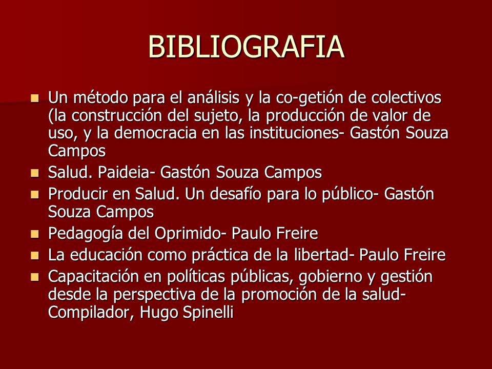 BIBLIOGRAFIA