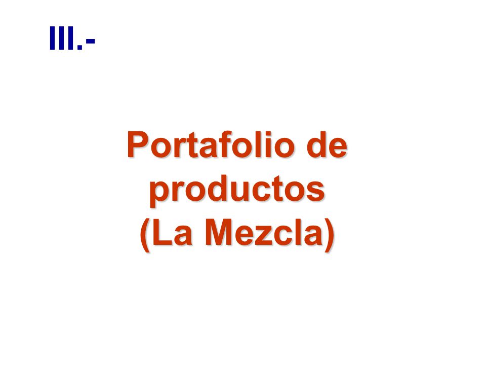 Portafolio de productos