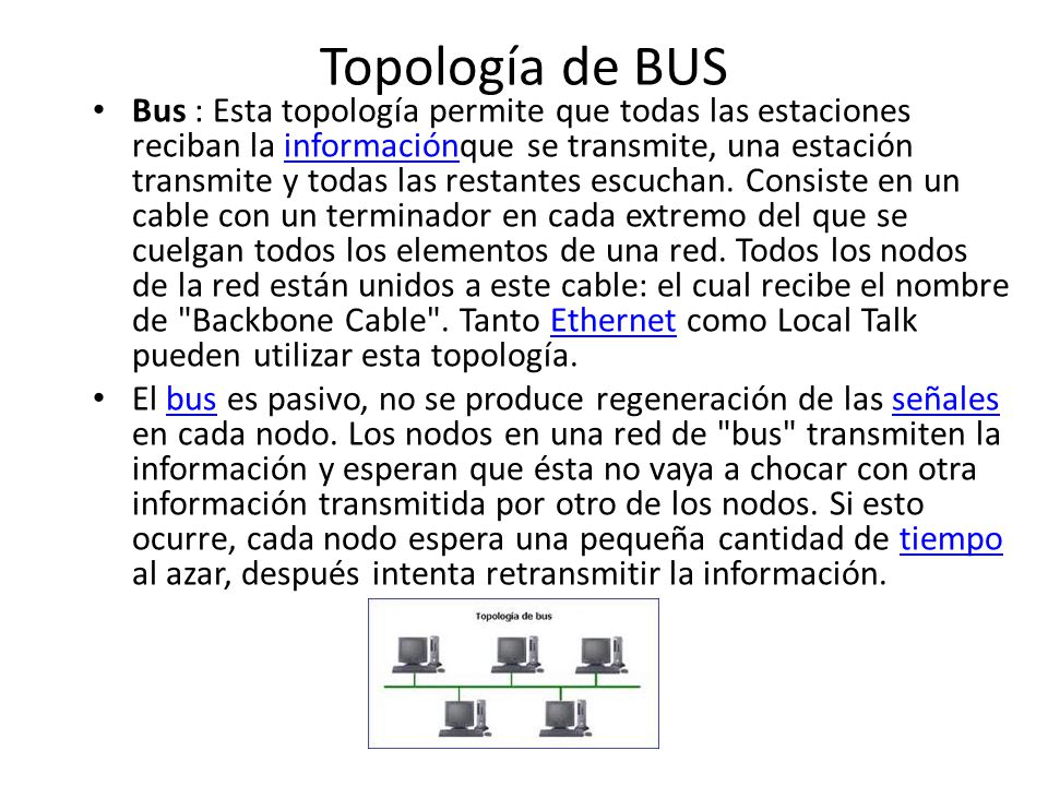 Topología de BUS