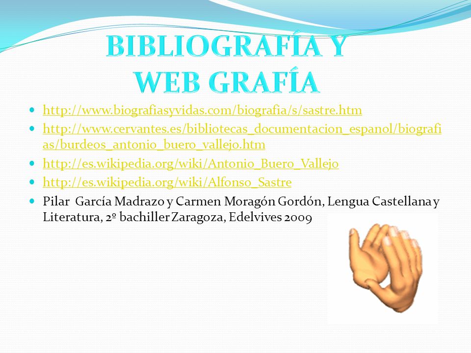BIBLIOGRAFÍA Y WEB GRAFÍA