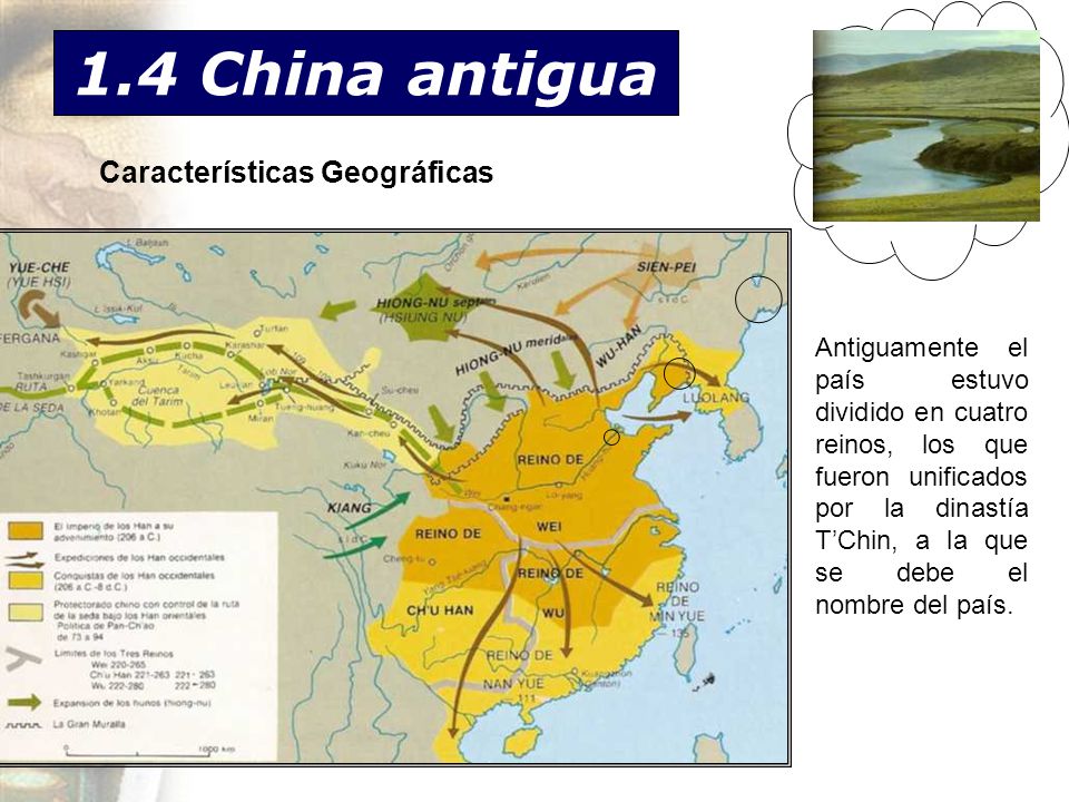 1.4 China antigua Características Geográficas