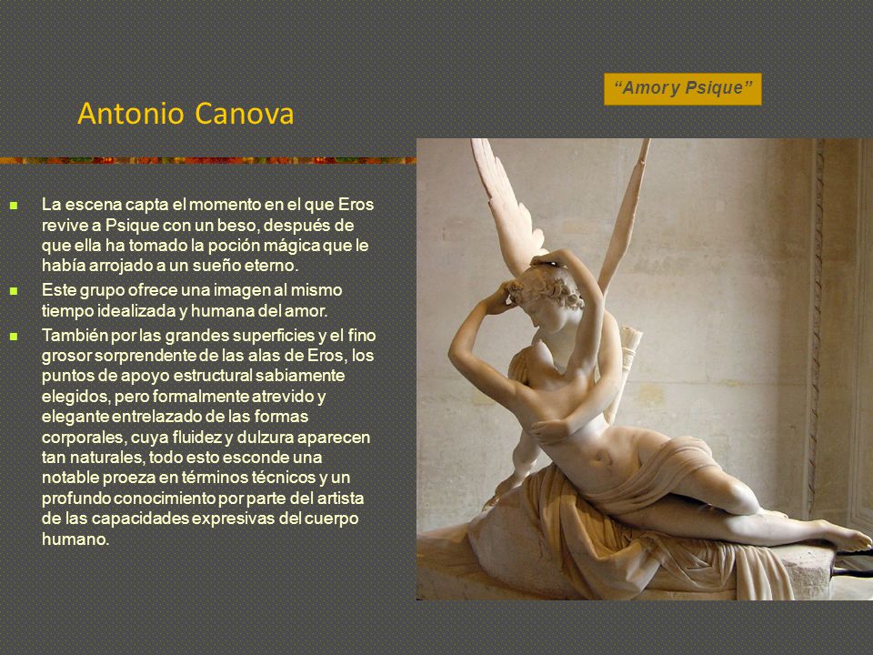Antonio Canova Amor y Psique