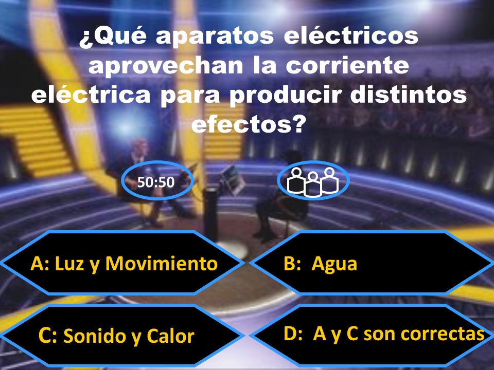 ¿Qué aparatos eléctricos aprovechan la corriente eléctrica para producir distintos efectos