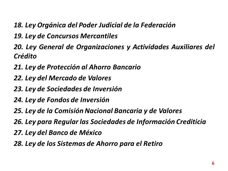 18. Ley Orgánica del Poder Judicial de la Federación 19