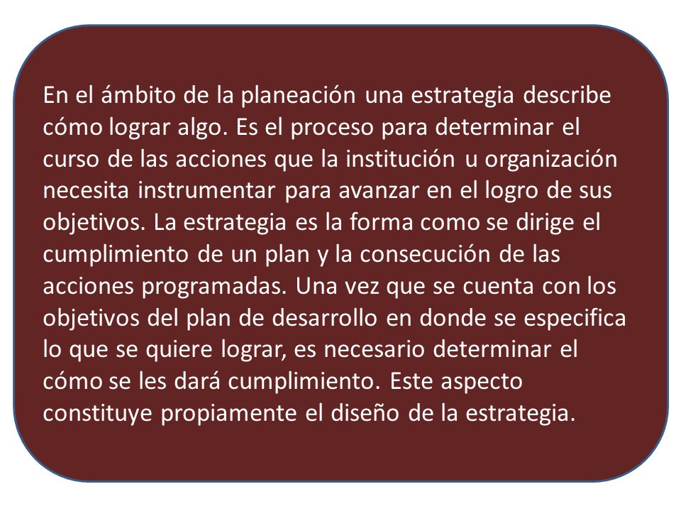 Congruencia con los objetivos y metas del nivel jerárquico superior