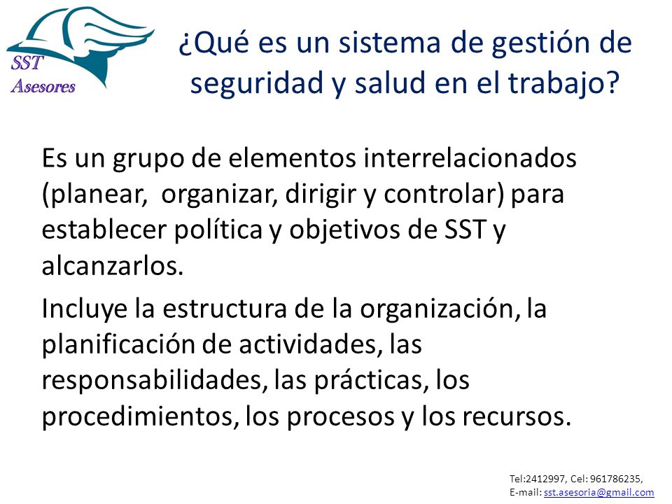 ¿Qué es un sistema de gestión de seguridad y salud en el trabajo