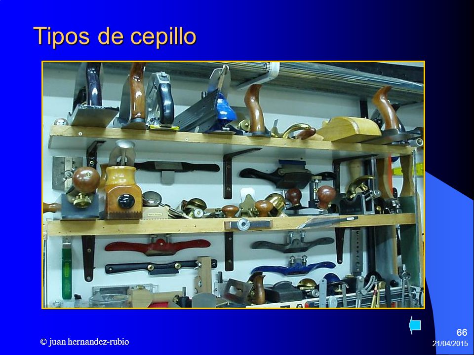 Tipos de cepillo © juan hernandez-rubio 12/04/2017