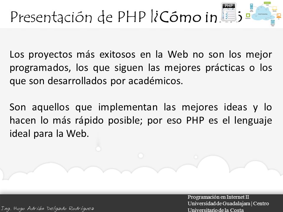 Presentación de PHP |¿Cómo inició