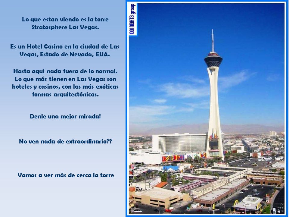 Lo que estan viendo es la torre Stratosphere Las Vegas.