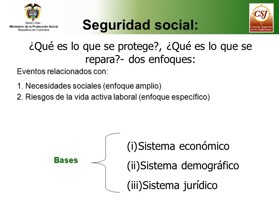 ¿Qué es lo que se protege , ¿Qué es lo que se repara - dos enfoques: