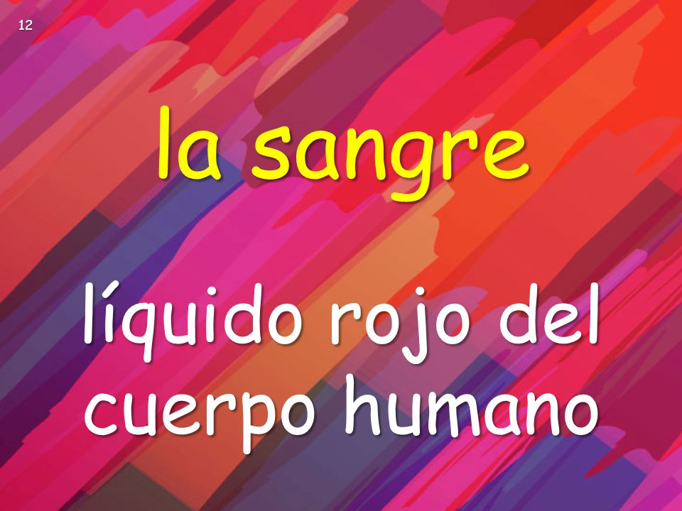 líquido rojo del cuerpo humano