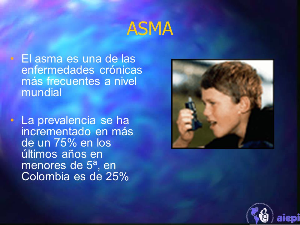 ASMA El asma es una de las enfermedades crónicas más frecuentes a nivel mundial.