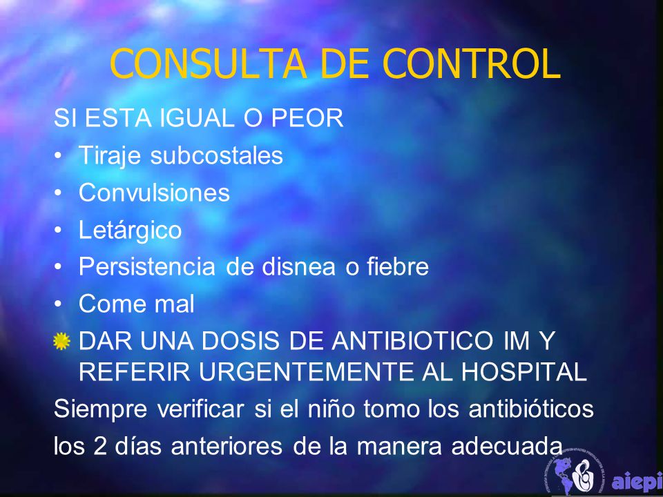 CONSULTA DE CONTROL SI ESTA IGUAL O PEOR Tiraje subcostales