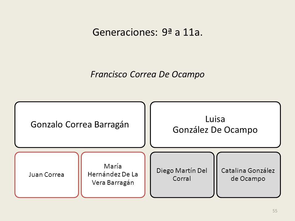Francisco Correa De Ocampo Gonzalo Correa Barragán