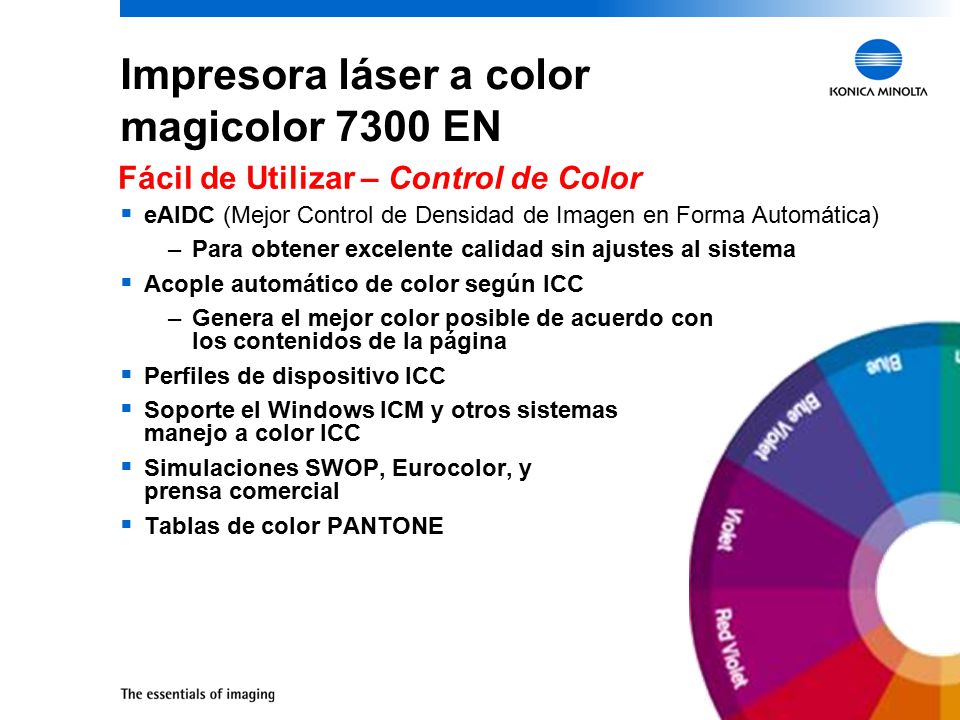 Impresora láser a color magicolor 7300 EN