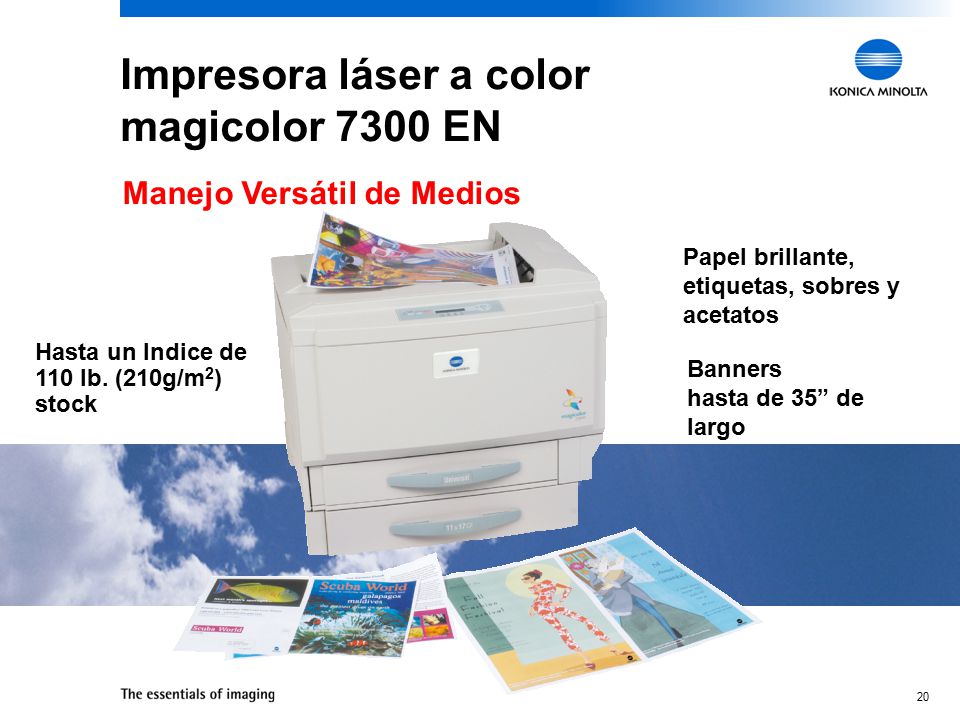 Impresora láser a color magicolor 7300 EN