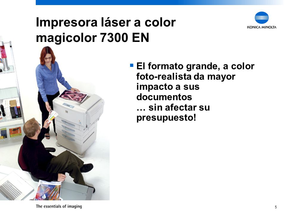 Impresora láser a color magicolor 7300 EN