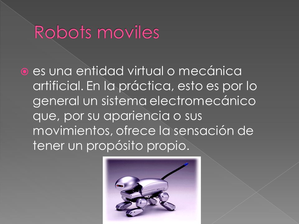Robots moviles