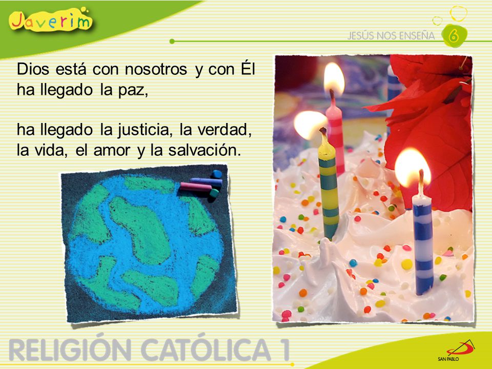 Dios está con nosotros y con Él ha llegado la paz,