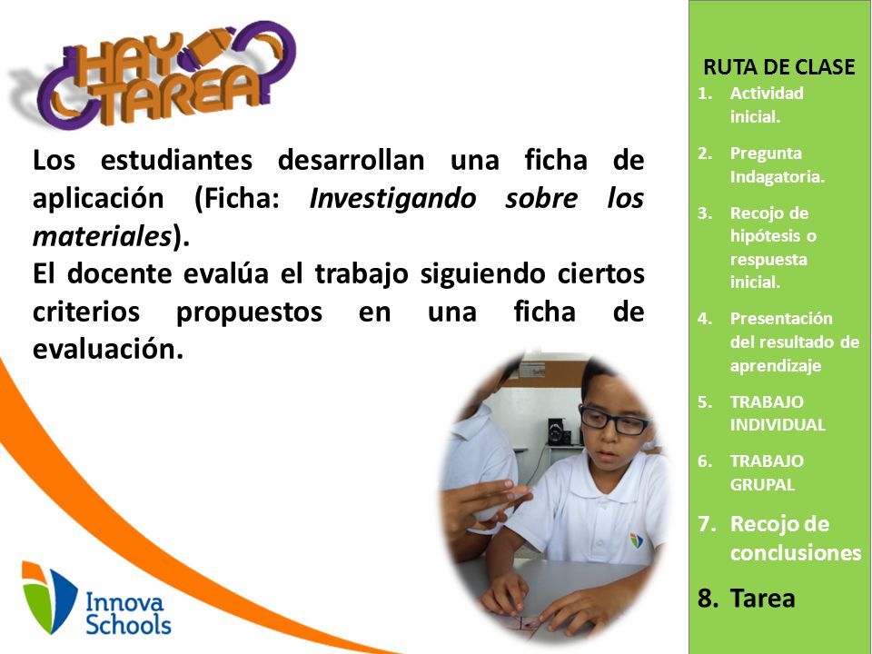RUTA DE CLASE Actividad inicial. Pregunta Indagatoria. Recojo de hipótesis o respuesta inicial. Presentación del resultado de aprendizaje.