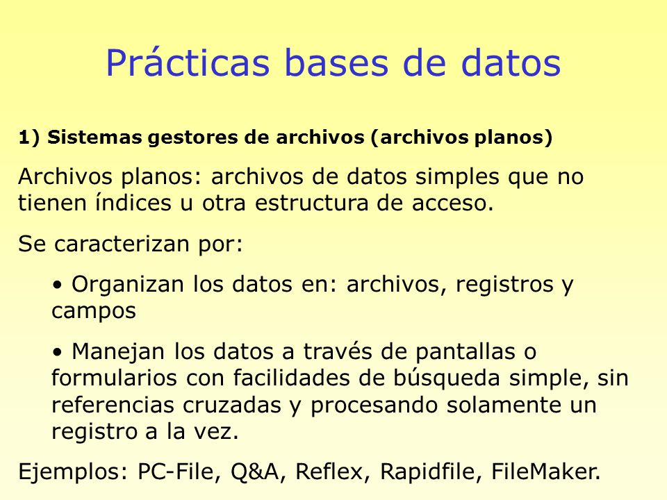 Prácticas bases de datos