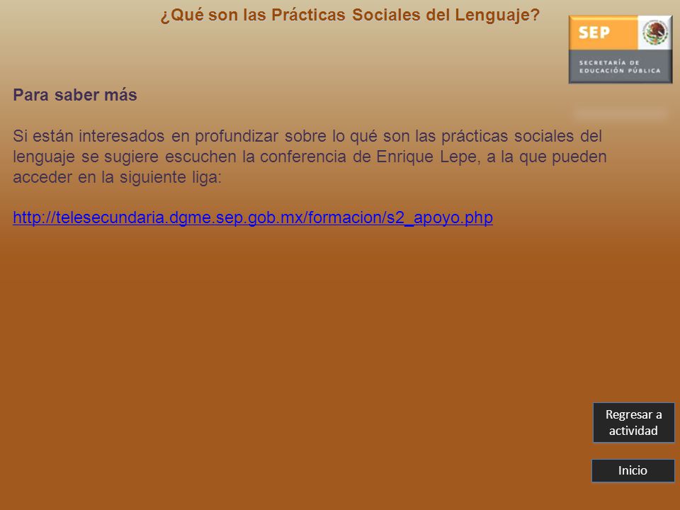 ¿Qué son las Prácticas Sociales del Lenguaje
