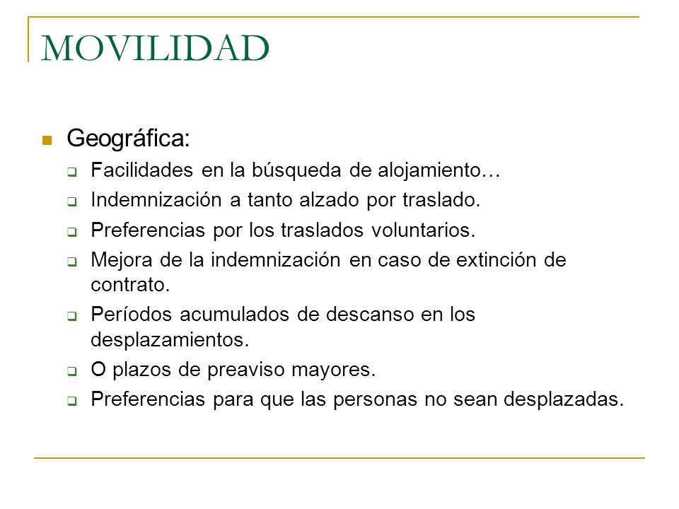 MOVILIDAD Geográfica: Facilidades en la búsqueda de alojamiento…