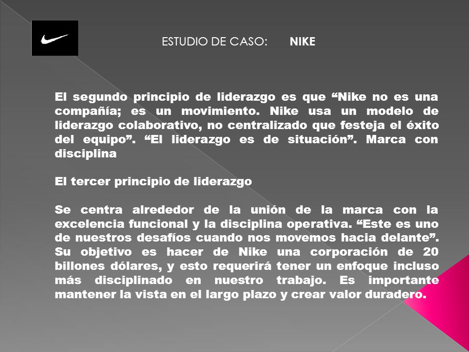 ESTUDIO DE CASO: NIKE RESEÑA HISTORICA DE LA COMPAÑIA - ppt descargar