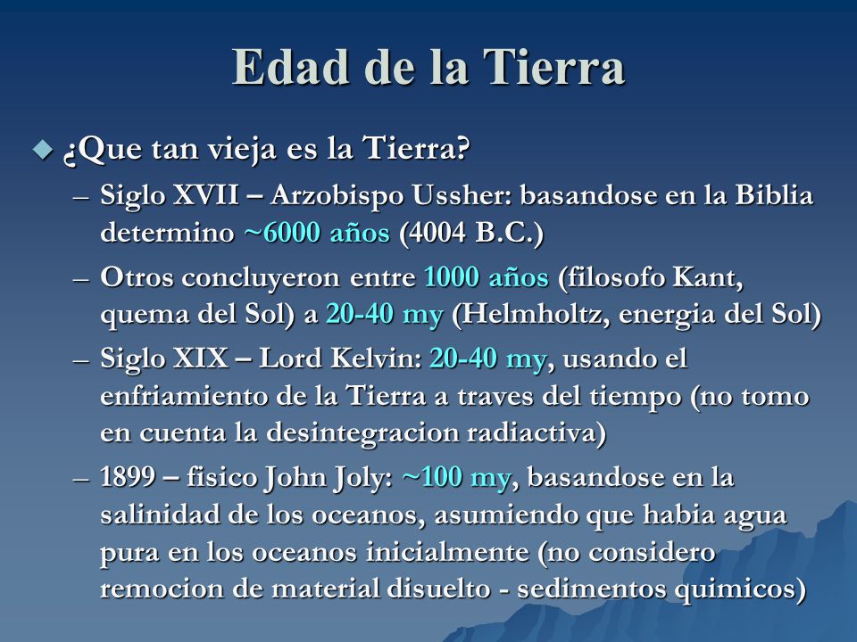 Edad de la Tierra ¿Que tan vieja es la Tierra