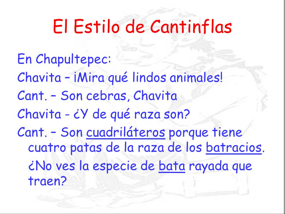 El Estilo de Cantinflas
