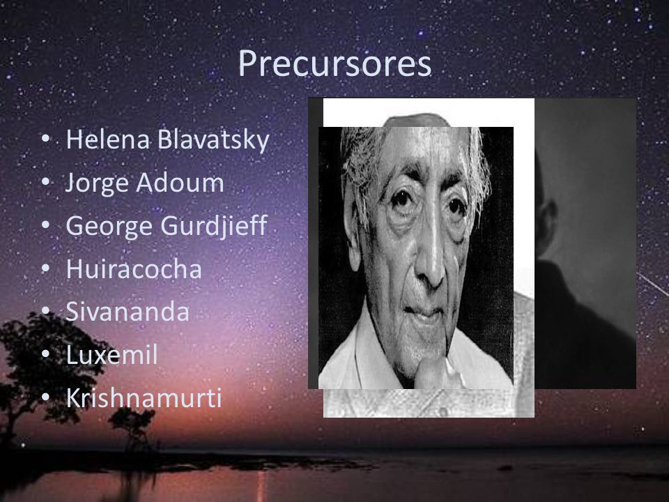 Precursores Helena Blavatsky Jorge Adoum George Gurdjieff Huiracocha