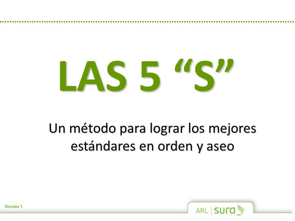 Un método para lograr los mejores estándares en orden y aseo