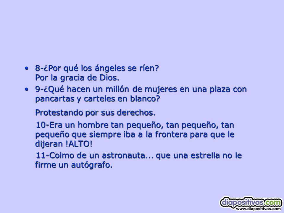 8-¿Por qué los ángeles se ríen Por la gracia de Dios.