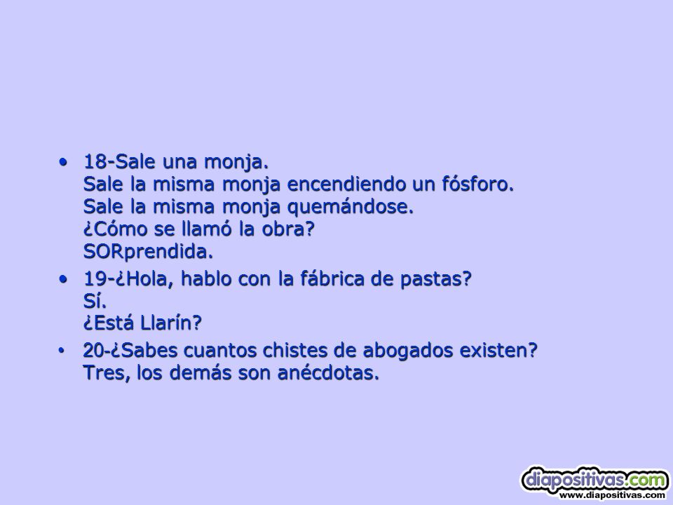 18-Sale una monja. Sale la misma monja encendiendo un fósforo