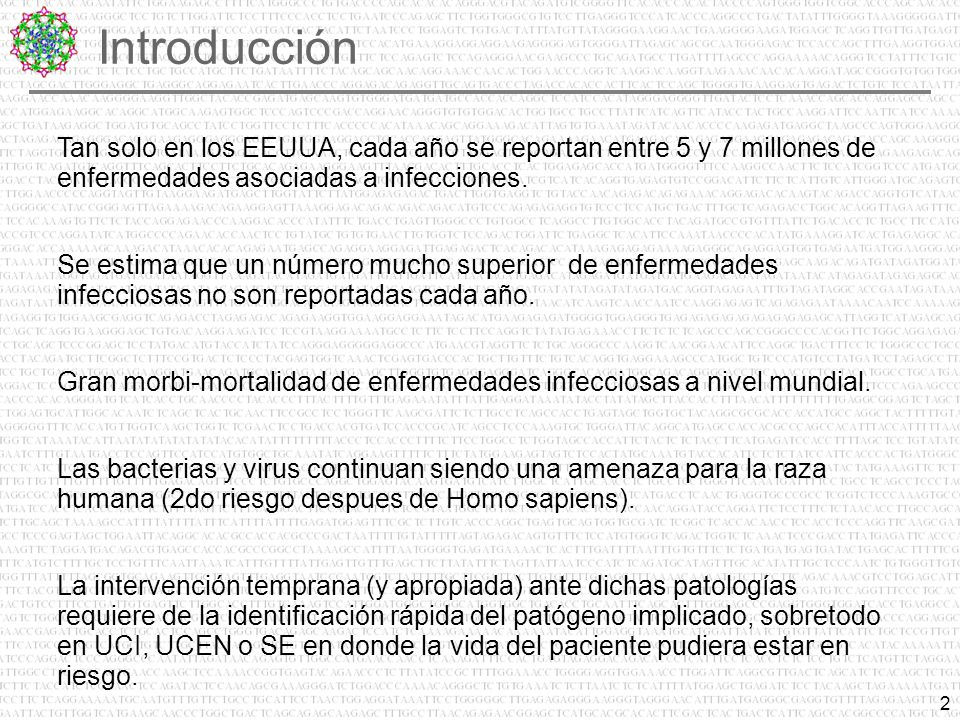 Introducción Tan solo en los EEUUA, cada año se reportan entre 5 y 7 millones de enfermedades asociadas a infecciones.