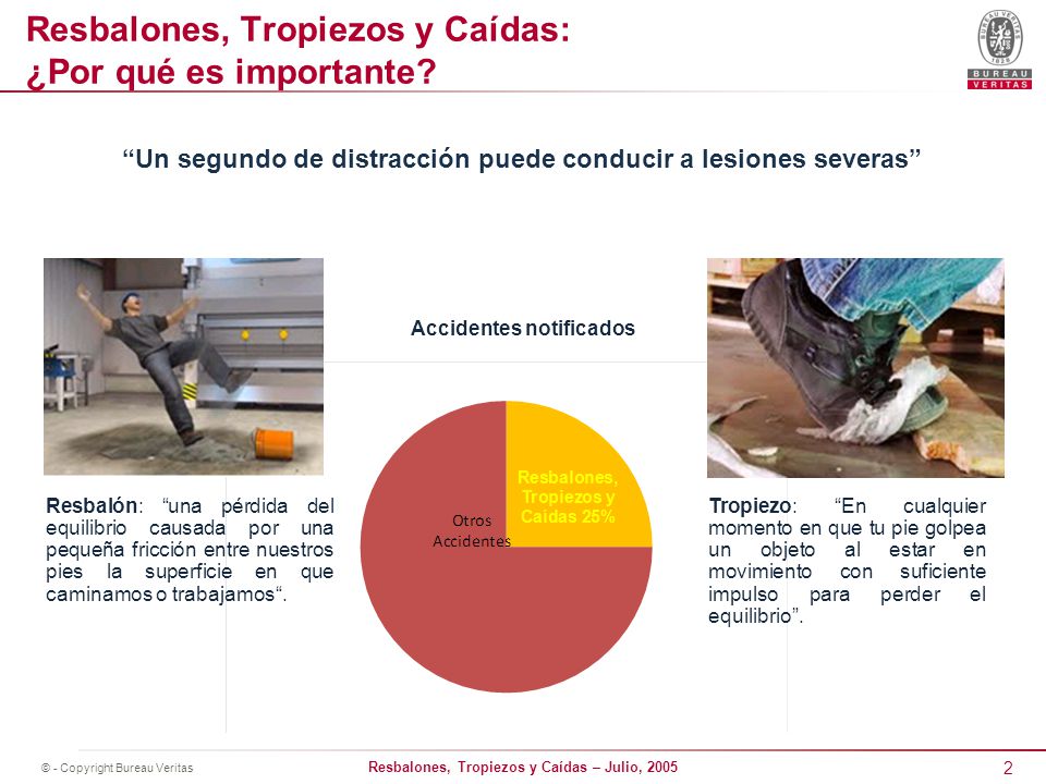 Resbalones, Tropiezos y Caídas: ¿Por qué es importante