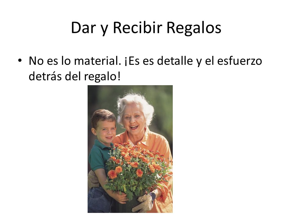 Dar y Recibir Regalos No es lo material. ¡Es es detalle y el esfuerzo detrás del regalo!