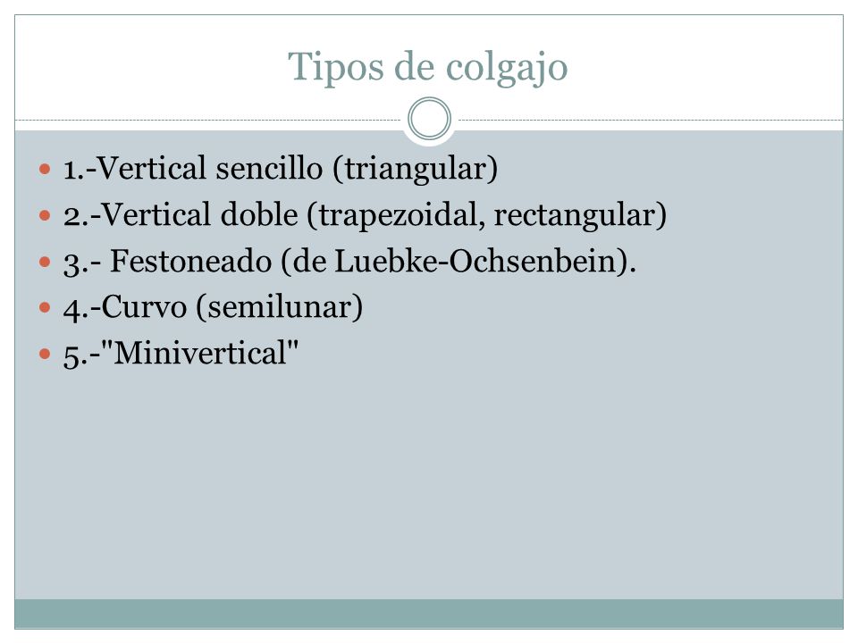 Tipos de colgajo 1.-Vertical sencillo (triangular)