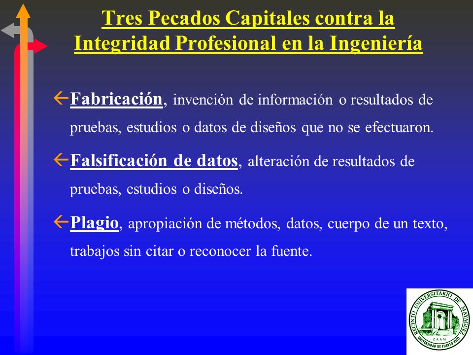 Tres Pecados Capitales contra la Integridad Profesional en la Ingeniería