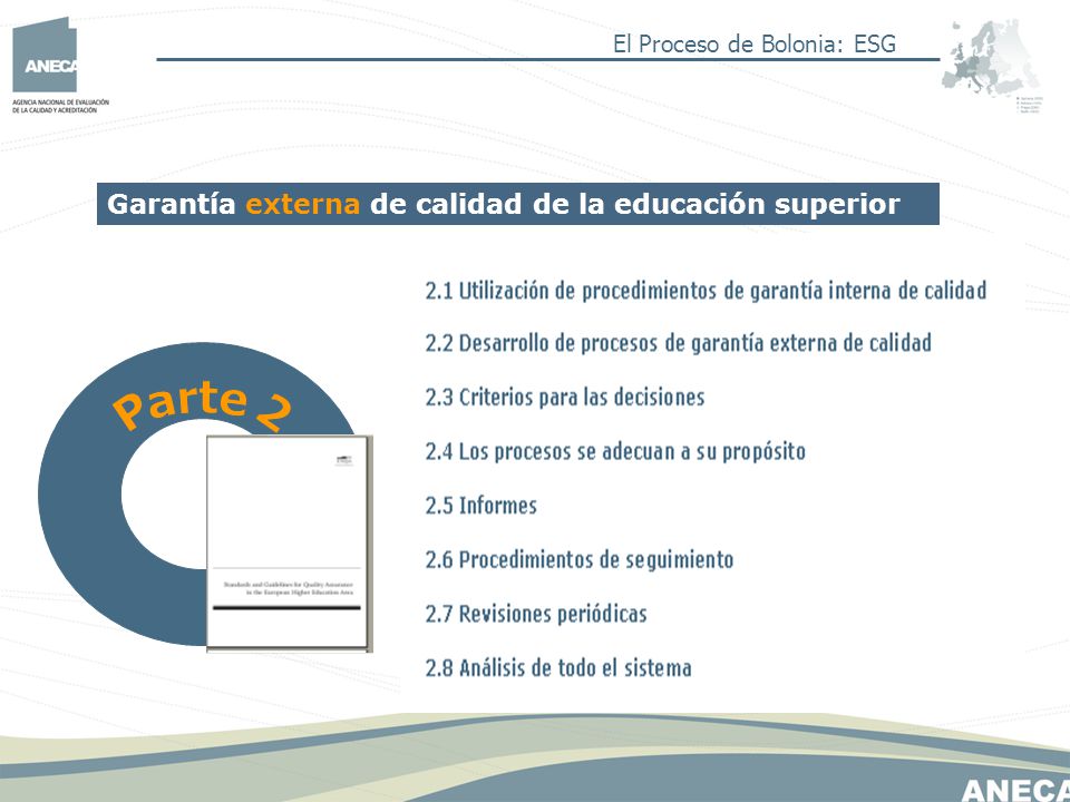 Parte 2 Garantía externa de calidad de la educación superior