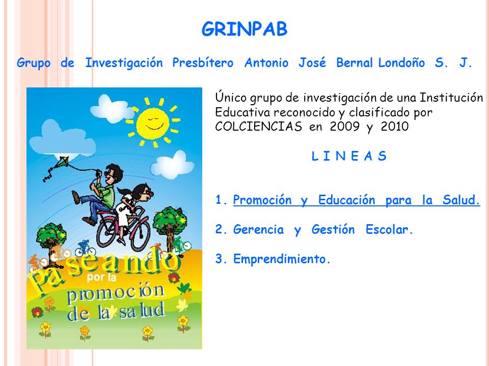 Grupo de Investigación Presbítero Antonio José Bernal Londoño S. J.