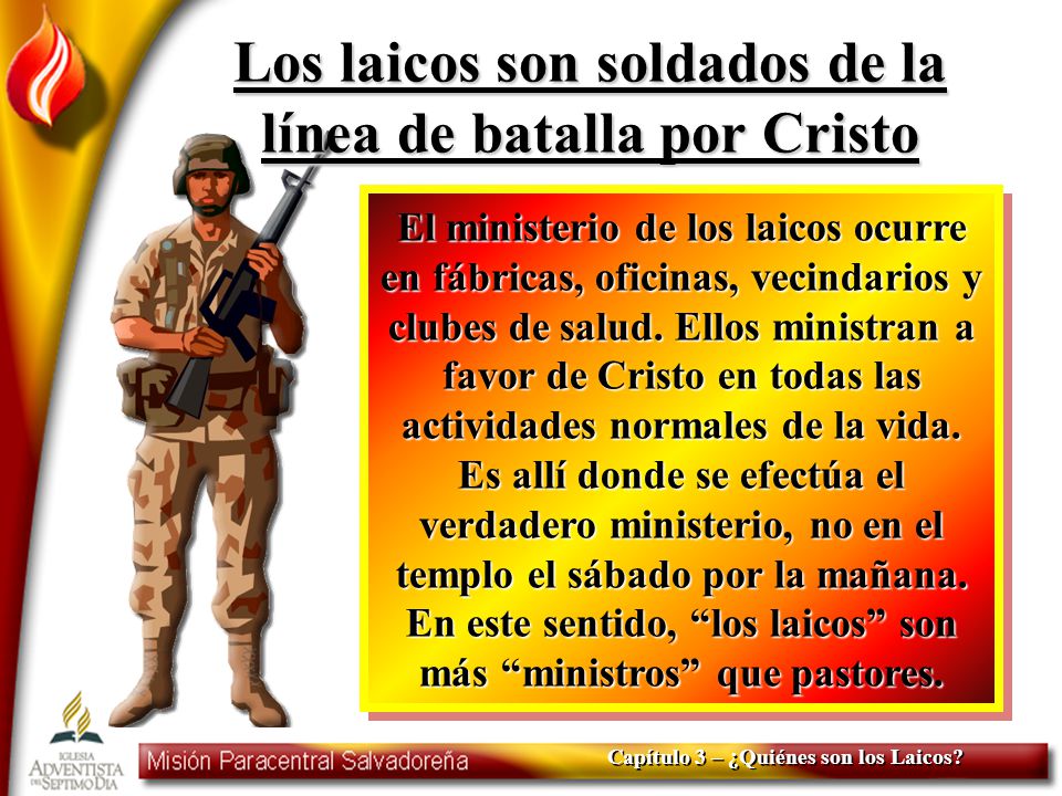 Los laicos son soldados de la línea de batalla por Cristo